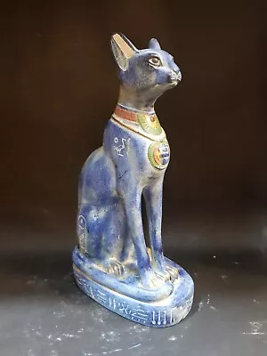 Ancient Egyptian Antiquities Statue Bastet Cat Pharaoh Souvenir Deity Egypt BC • $199