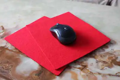 Mouse Mat Pad Eco Friendly Color Felt  4 Mm NICE New Fabric Felt Set Of 2 • £7.18