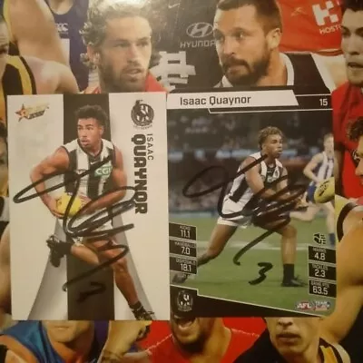 $9.99 • Buy Isaac Quaynor Signed AFL Card Collingwood Signed AFL Card 2022