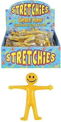 Mini Stretchy Smiley Men Party Bag Loot Stocking Fillers Stretch Smile Man Jokes • £2.99