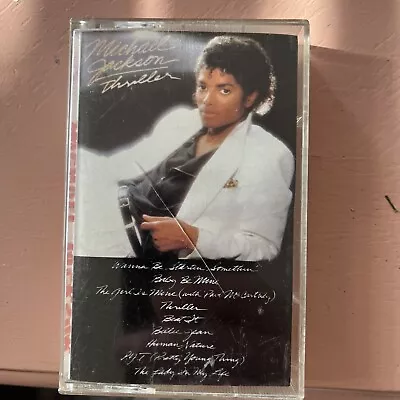 Vtg Michael Jackson Thriller Cassette Tape Music 80s Pop TV • $11.99