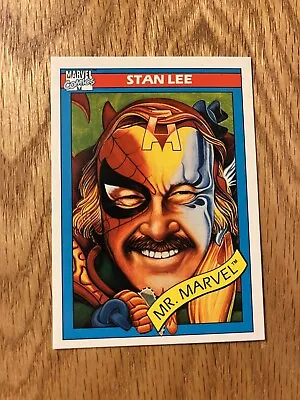 1990 Marvel Comics Super Heroes Universe Trading Card #161 Stan Lee • $4.99