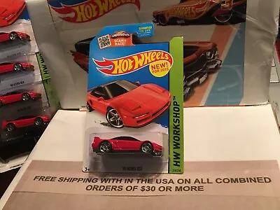 $3.99 • Buy Hot Wheels 90 Acura Nsx Red Hw Workshop 2015 Hw Garage New For 2015 Vhtf!!