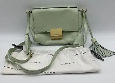 Isaac Mizrahi Mint Green Leather Cross Body Bag • $50