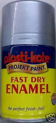 Silver 100ml Plasti-kote Spray Paint Fast Dry Wood Metal Plastic Ceramic  • £8.95