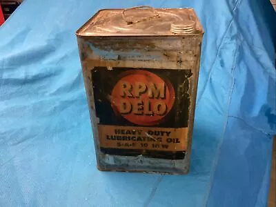 Antique RPM DELO 5 Gallon Can • $55