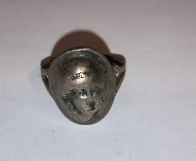 Antique Coin Liberty 19..? Silver Ring Size 8 • $39.99