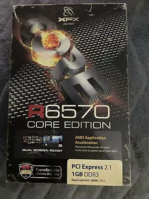 XFX R6750 CORE EDITION PCI Express 2.1 1GB DDR3 HD-675X-ZD • $5