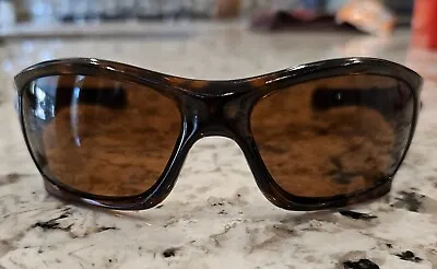 Oakley Pit Bull Sunglasses OO9127-01 Polished Brown Tortoise Dark Bronze Lens • $89
