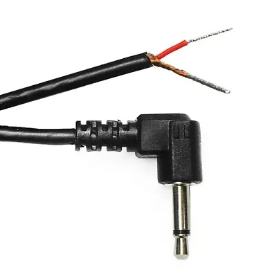 NEW 6 Ft 3.5mm 1/8  Mono Angle Male Mini Plug To Tinned Bare Wire Audio Cable • $7.99