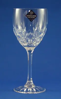 EDINBURGH CRYSTAL - TAY DESIGN - LARGER WINE GOBLET 18.8cm / 7 3/8  UNUSED NEW • £28