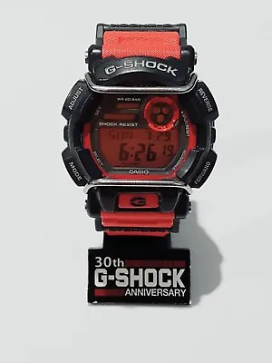 Vintage G-Shock Military Army Red Guard Bumper Protect Techno Biker Tough Watch • $106.25
