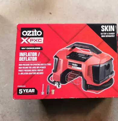 Ozito PXC 18V Cordless Inflator / Deflator Blower Air Pump Tool Only • $90