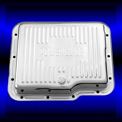 Chrome Transmission Pan For Chevy Powerglide Chevrolet Trans 2 Speed • $46.99