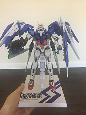 METAL BUILD Gundam 00 GN-0000 + GNR-010 00 RAISER Action Figure BANDAI Japan • $352