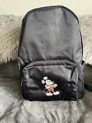 Disney - Mickey Mouse - Genuine Mousewear Embroidered - Backpack NWOT - Black • $60