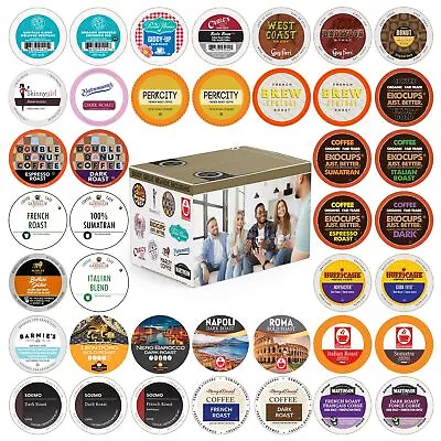 Perfect Samplers Dark Roast Coffee Pod Variety Pack - Pack For Keurig K Cups ... • $28.29