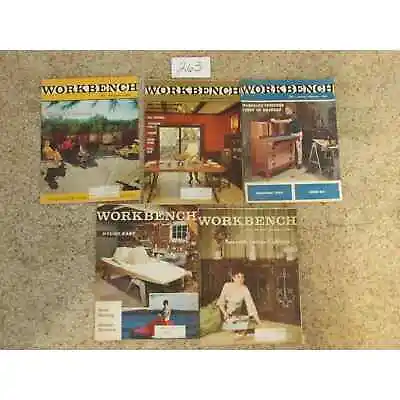 WorkBench Magazine Vintage Lot Of 5 Editions 1960's 1970 Awesome Ideas • $19.95