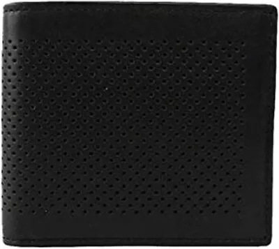 NWT Coach F57278 Compact ID Wallet In Crossgrain Leather - Black • $60