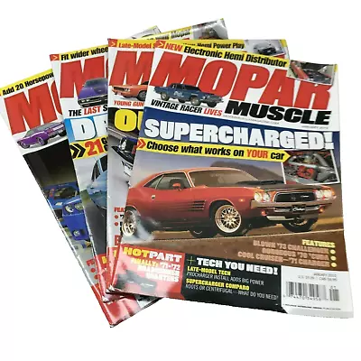 Lot Of 4 Mopar Muscle Magazine 2010 Jan Feb Mar & May • $15