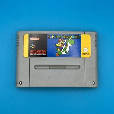 Super Mario World Super Nintendo SNES Cart Only • £12.99