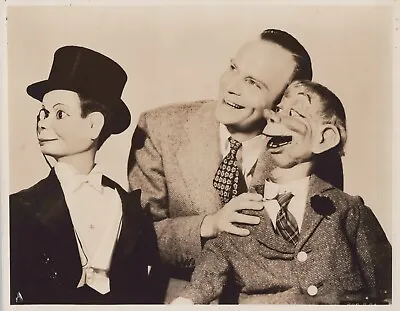 Edgar Bergen + Charlie McCarthy + Mortimer Snerd (1947) ⭐🎥 Vintage Photo K 50 • $49.99