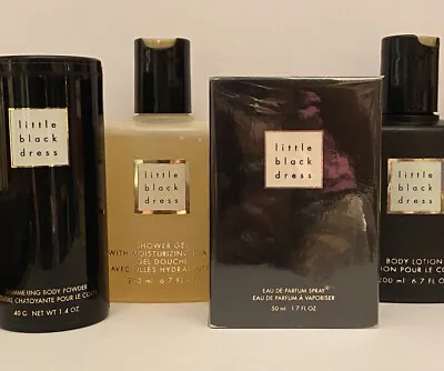 Avon Little Black Dress Eau De Parfum Spray + Shower Gel + Body Lotion & Powder • $32.50