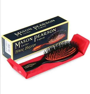 Mason Pearson Handy Bristle Hairbrush Dark Ruby All Boar Hair Brush NEW • $137
