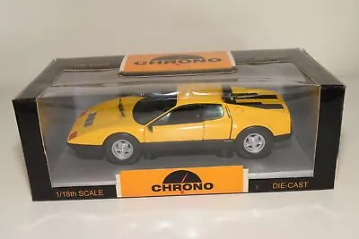 A8 1:18 Chrono Like Kyosho Ferrari 512bb 512 Bb Yellow With Black Mib Rare • £144.78