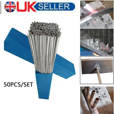 £6.99 • Buy 50 Pcs Aluminum Brazing Solution Welding Flux-Cored Rods Low Temperature Wire UK
