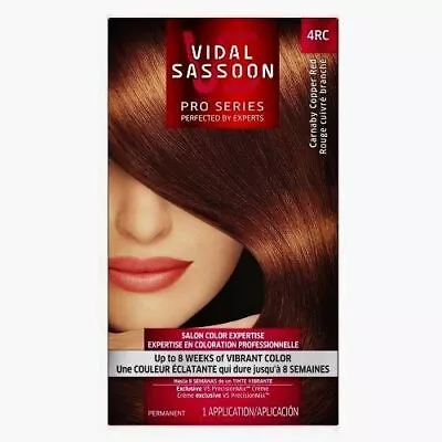 Vidal Sassoon Pro Series Salon Quality Hair Color 4RC Dark Copper Red • $9.91