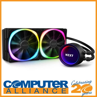 $269 • Buy NZXT Kraken X63 RGB 280mm AIO Liquid CPU Cooler RL-KRX63-R1