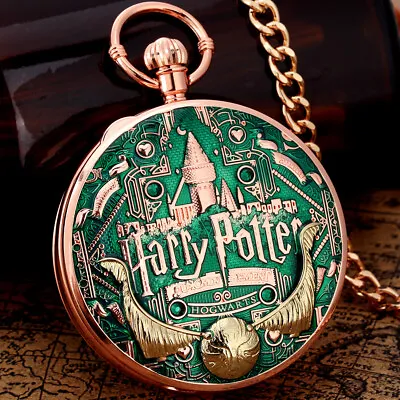 £14 • Buy Steampunk Harry Potter Musical Pocket Watch Men Women Fob Chain Music Watches