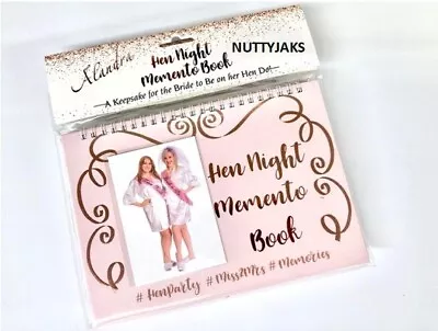 £3.89 • Buy Hen Party Night Memento Comments Photos Memory Scrapbook Book Bride To Be Gift