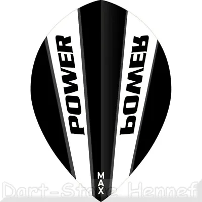 £3.47 • Buy 6 Dart Flights McCoy MAX POWER, Pear, Black, 150 Micron