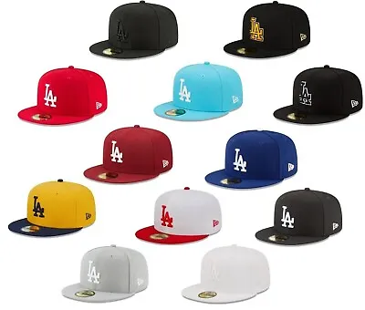 NEW ERA Los Angeles Dodgers Baseball Cap Basic 59FIFTY 2024 LA Fitted Cap • $19.65