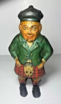 Vintage The Dancing Scotsman Tin Litho Windup Toy German • $245
