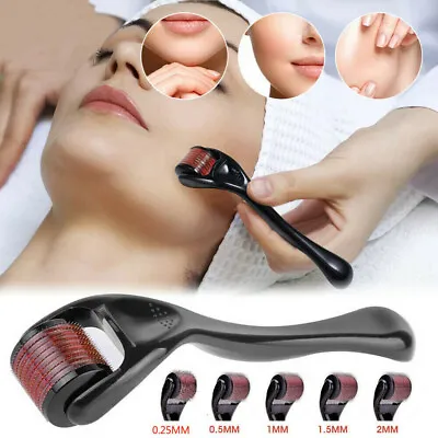 $4.13 • Buy Treatment Micro Needles Roller Beard Growth Derma Skin Roller Therapy Skin Care