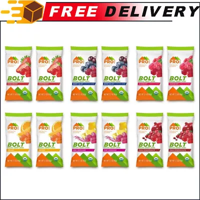 PROBAR Bolt Organic Energy Chews Variety Pack Gluten-Free USDA Organic 12ct • $40.04