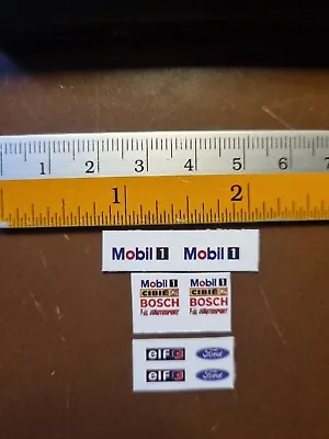 Job Lot 1/43 1/32 1/24 Cottage Industry Laser Printed Motosport Sponsor Decals  • £2.50