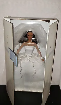 Vintage 1999 BLUSHING BRIDE BARBIE DOLL African American Mattel No. 26075 NIB • $24.99