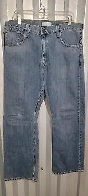 Vintage Levi's Silver Tab Jeans Men's 34x32 Blue True Boot Cut Pants • $29.95