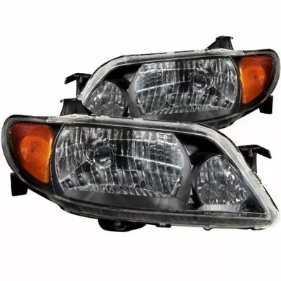 ANZO 121107 CRYSTAL HEADLIGHTS BLACK CLEAR For 2002-2003 Protege • $219.72