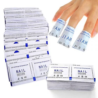 50Pcs Polish Gel Remover Disposable Back Adhesive Nail Degrease Pad For Women  • $8.74