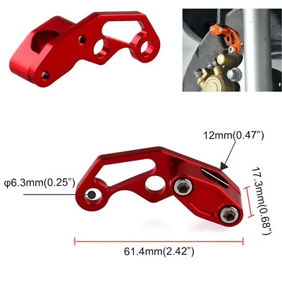 Red Aluminum Alloy Motorcycle ATV Dirt Bikes Modified Oil Pipe Brake Line Clam • $3.99