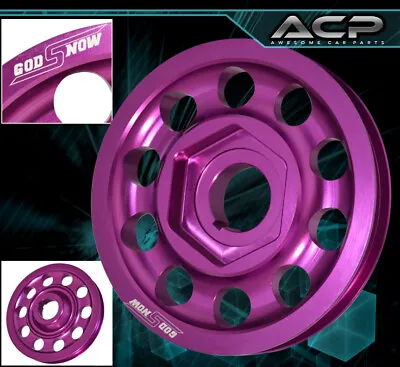 For Civic Ek9 Ctr Integra Dc2 Type-R B16 B18 Single Belt Crackshaft Pulley Purpl • $40.99