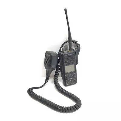 Motorola XPR-7580e 800/900 MHz 2-Way Portable Radio W/ Microphone AAH56UCN9RB1AN • $237.45