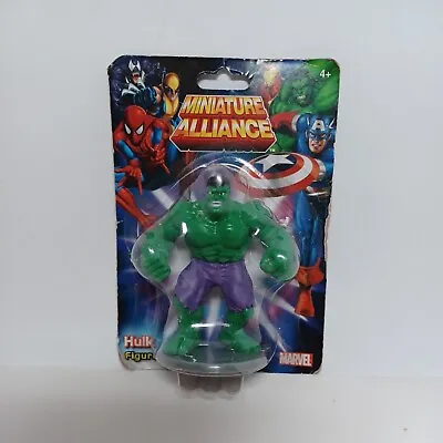 2013 Marvel Miniature Alliance Hulk Green Action Figure 3  New And Sealed • $5.96