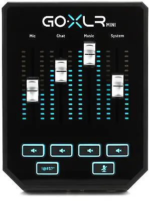 TC-Helicon GoXLR Mini USB Streaming Mixer With USB/Audio Interface • $179