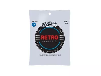 Martin Strings : Martin Retro Strings Medium/Light Monel 13-56 • $22.95